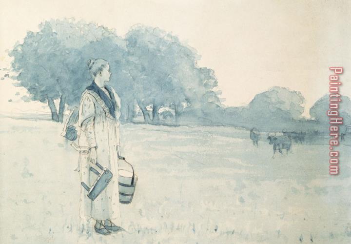 Winslow Homer The Milkmaid
